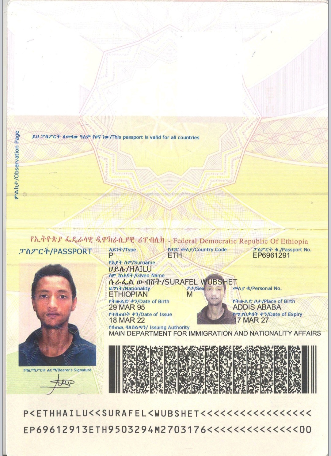 3. The photocopy of your: national identity card, or passport.