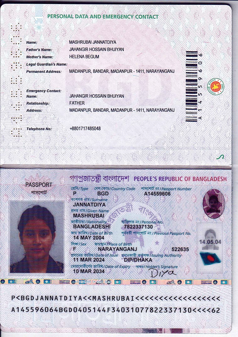 3. The photocopy of your: national identity card, or passport.