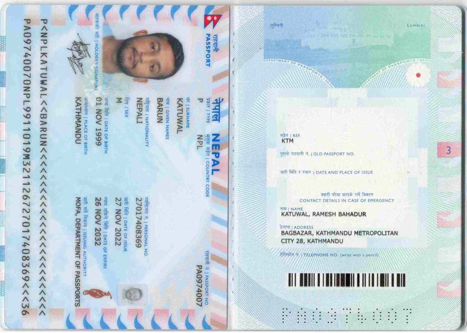 3. The photocopy of your: national identity card, or passport.