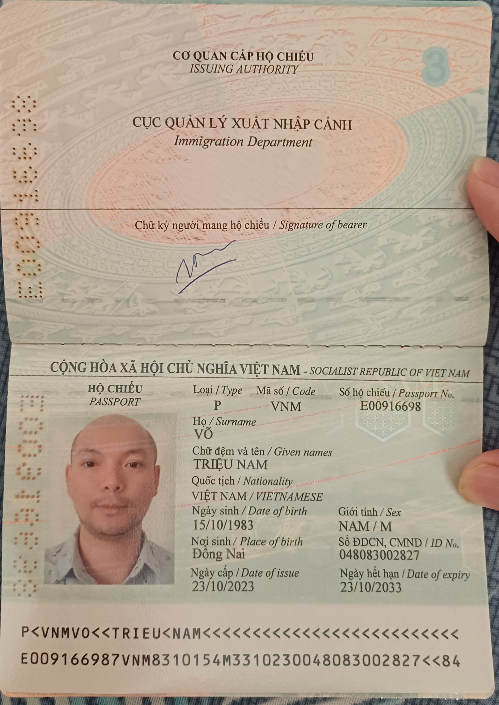 3. The photocopy of your: national identity card, or passport.